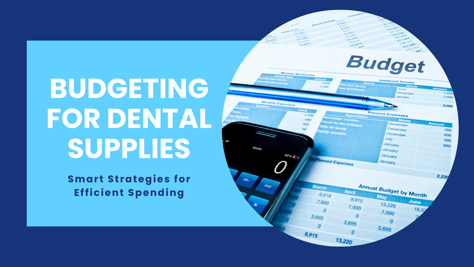 Budgeting for dental supplies
